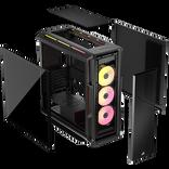 Produktbild Corsair Geh Midi 5000T LX RGB (Tempered Glass) Black (mATX, Mini-ITX, ATX, E-ATX)