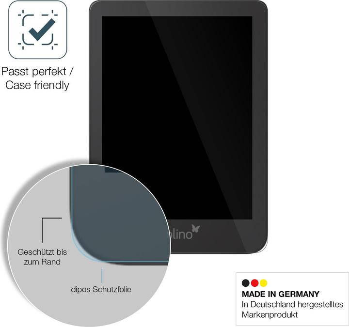 Produktbild Dipos Anti-Shock Displayschutz 9H (1 Stück, Tolino Shine 4)