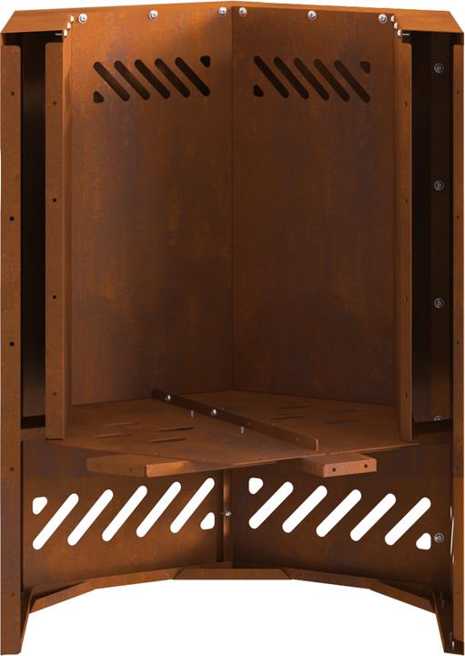 Image du produit VidaXL anneau de feu sans fumée hexagonal 38x38x51 cm acier résistant aux intempéries (38 cm)