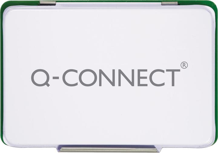 Immagine prodotto Q-Connect Cuscinetto per timbri verde, dimensione: 2, dimensione dell'impronta: 110 x 70 mm