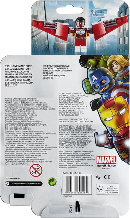 Actual product image LEGO Marvel Super Heroes Falcon and Black Widow make common cause (40418)