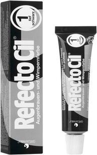 Actual product image Refectocil Eyelash And Eyebrow Tint Henna For Eyebrows And Eyelashes 1 Pure Black 15Ml