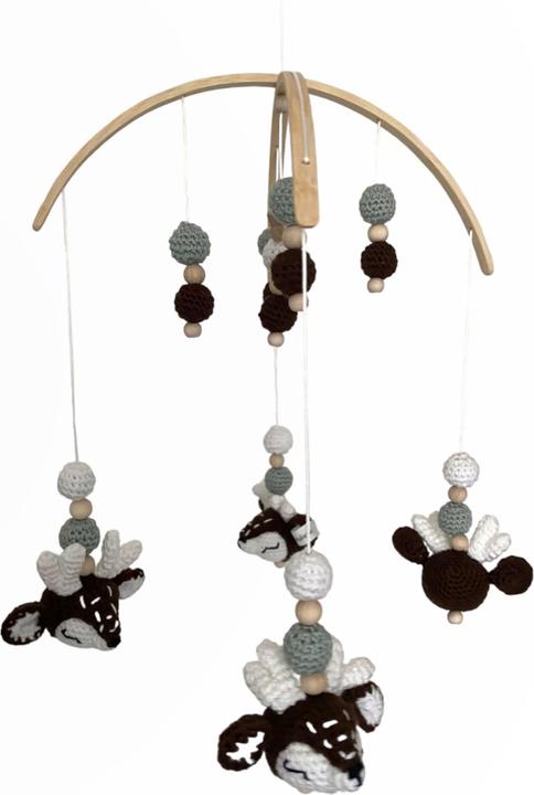 Image du produit BabyExpress Appareil mobile chevreuil marron blanc menthe