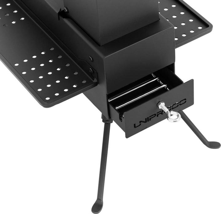 Produktbild Uniprodo Raketenofen Rocket Stove zusammenklappbar Outdoor Holzofen Campingofen Stahl
