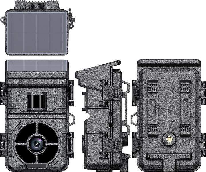 Produktbild VisorTech Full-HD-Wildkamera mit Solarpanel