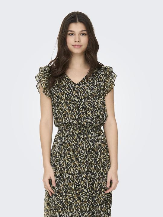Actual product image Only Patterned top with short sleeves (XS)