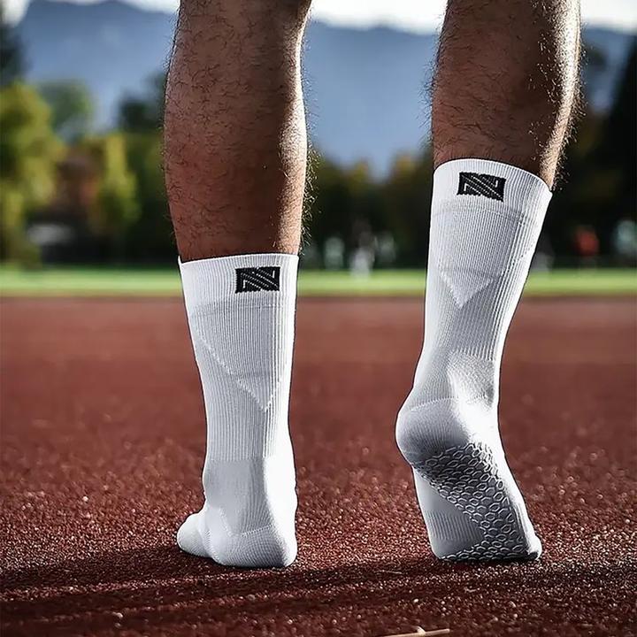 Image du produit NovoSoxx Fussballsocken Gr. 36-41 Grip Socken Fussball Strümpfe GripSoxx Weiss (36 - 41)