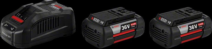 Productafbeelding Bosch Professional Batterij + lader GBA 36V 2x6.0Ah + GAL 3680 (36 V)