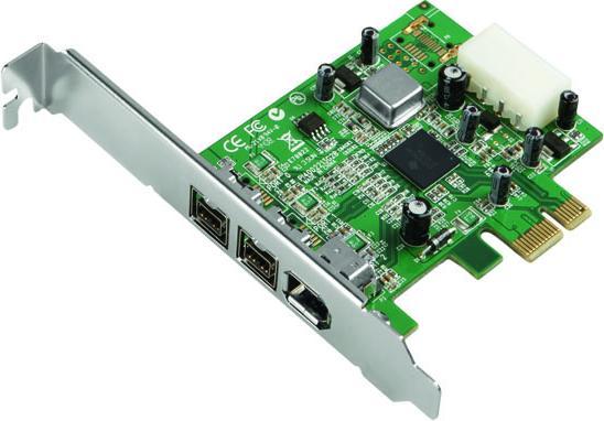 Actual product image Dawicontrol DC-FW800 FireWire PCIe host adapter