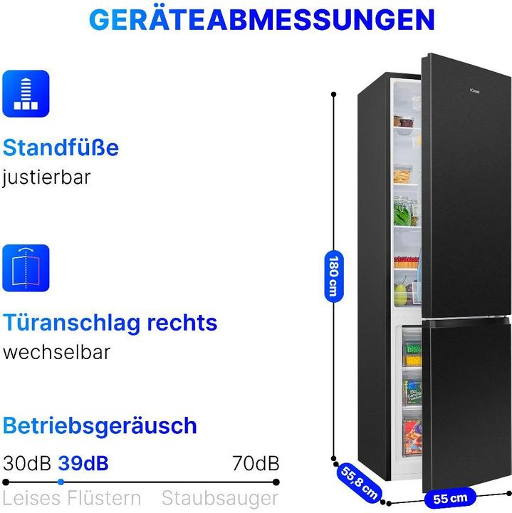 Actual product image Bomann BOMA free-standing fridge-freezer (268 l)