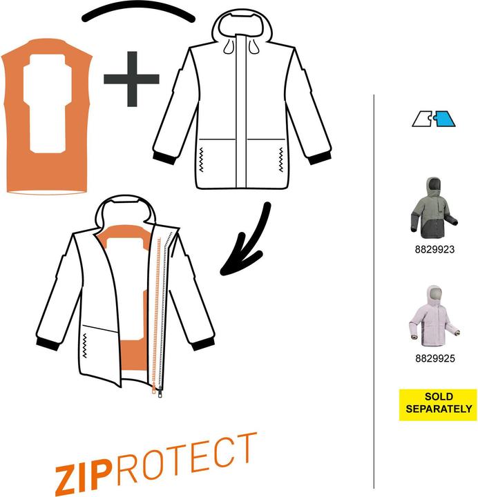 Image du produit Wedze DBCK 500 (12, Protection dorsale, Modèle unique)