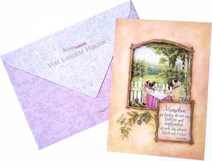 Actual product image Folding card set greeting cards, 5 pieces (5 pcs.)