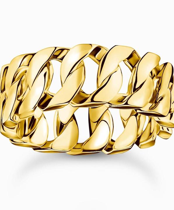 Immagine prodotto Thomas Sabo Ring Kettenglieder breit vergoldet (64, 925 Argento)