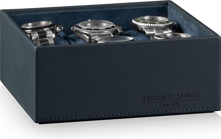 Produktbild Heisse & Söhne Stapelbares Schmuckkästchen Mirage L - Unterteil: Uhrenbox für 6 Uhren - Blau