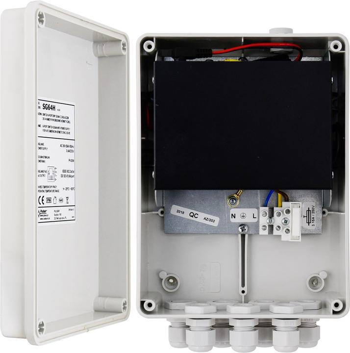 Immagine prodotto Pulsar SG64H Switch a 6 porte con alimentatore per 4 telecamere IP in una custodia ermetica (6 Porti)