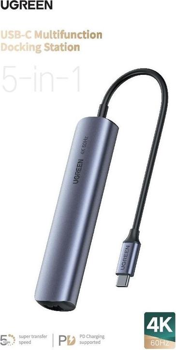 Actual product image Ugreen USB-C to 2x USB-A (USB-C, 5 Ports)
