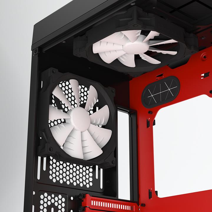 Produktbild Phanteks Enthoo Primo Special Edition, schwarz/rot (E-ATX, mATX, ATX)