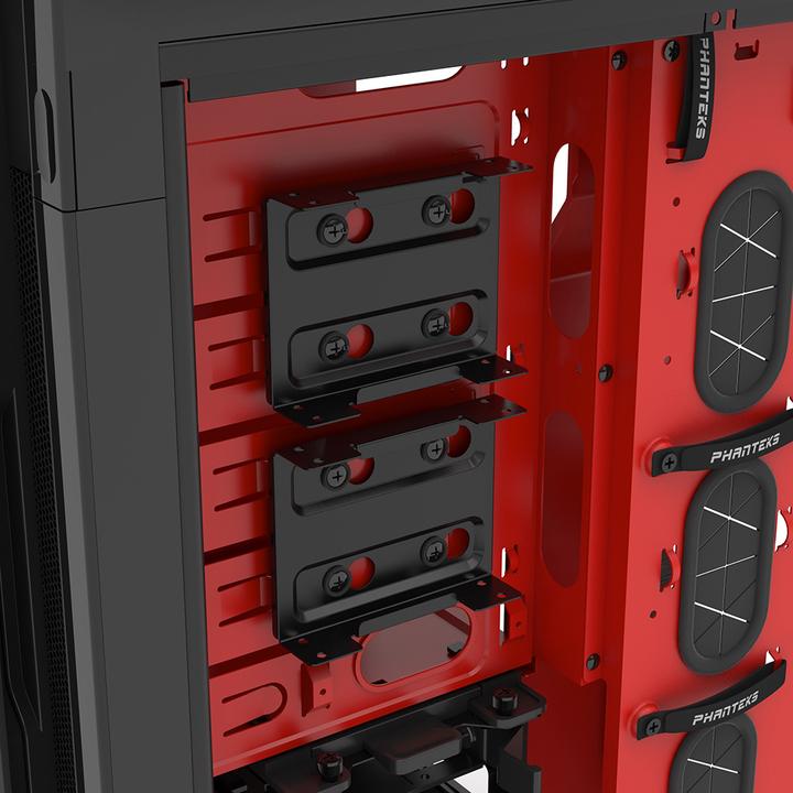 Produktbild Phanteks Enthoo Primo Special Edition, schwarz/rot (E-ATX, mATX, ATX)