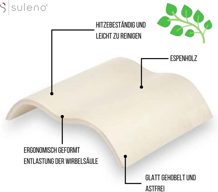 Produktbild Suleno Sauna Kopfstütze Helmi