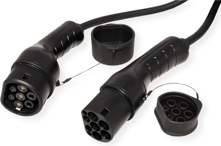 Produktbild Roline E-Auto Ladekabel (Typ 2, 7.40 kW, 32 A, 5 m)