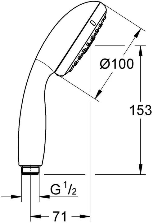 Image du produit Grohe Tempesta 100 (3 Types de jets, 12 l/min)