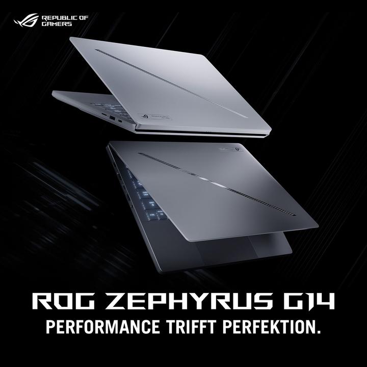 Image du produit ASUS ROG Zephyrus G14 (14", AMD Ryzen 9 270, 16 Go, 1000 Go, DE)