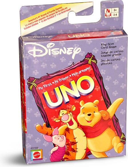 UNO Junior avec Winnie l'Ourson (Allemand, Français, Italien)