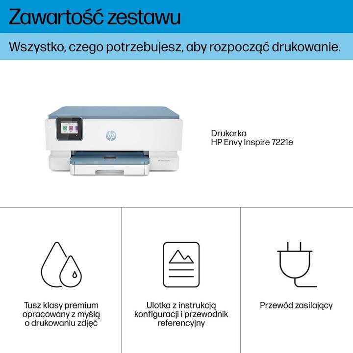 Actual product image HP Envy Inspire 7221e (Ink, Colour)