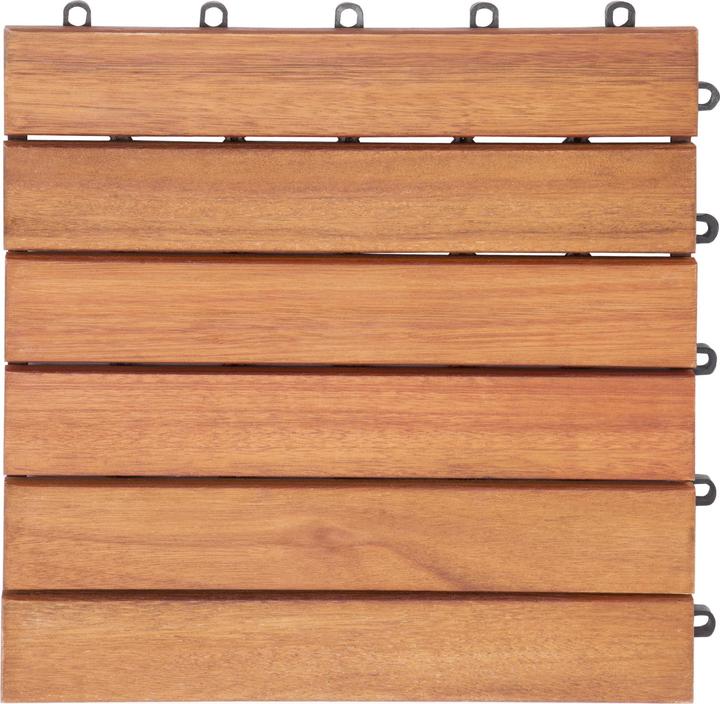 Produktbild Casaria Holzfliesen (1 x, 30 x 30 cm)