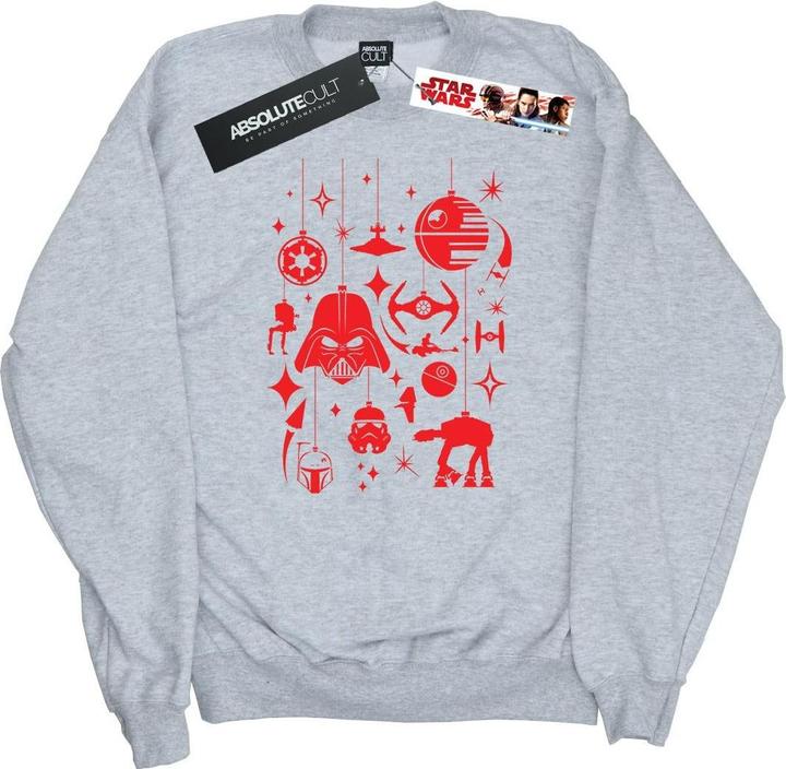 Star Wars Christmas Decorations Sweatshirt (XL)