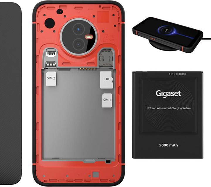 Produktbild Gigaset GX4 PRO (128 GB, Schwarz, 6.10", Dual SIM, 48 Mpx, 4G)