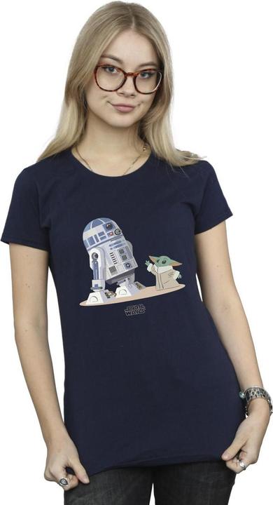 Produktbild Star Wars The Mandalorian R2D2 And Grogu TShirt (L)