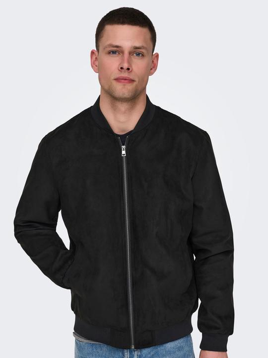 Actual product image Only & Sons Onslucas Fake Suede Bomber Otw (M)