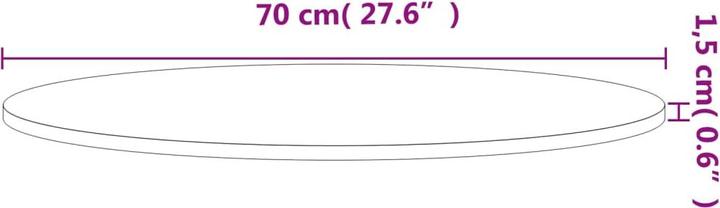 Immagine prodotto VidaXL Gillian (Ø 70 x 1,5 cm)