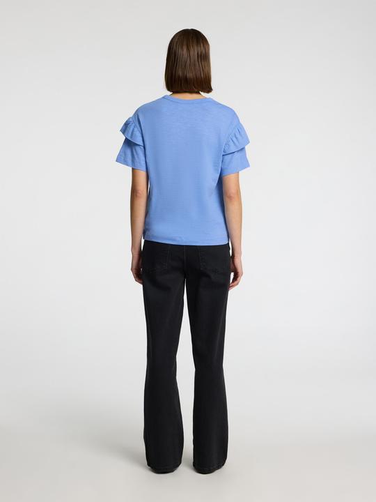 Immagine prodotto Selected Femme Bio-Baumwolle Rüschen T-Shirt (XL)