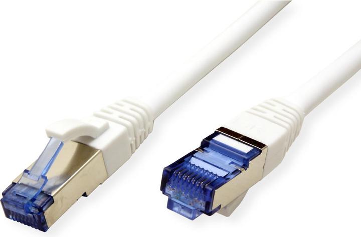 Actual product image Value S/FTP patch cable Cat6A white 0.3m (S/FTP, CAT6a, 0.30 m)