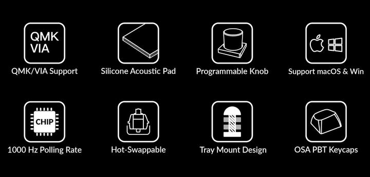 Image du produit Keychron Version V1 Barebone Knob (Barebone, Filaire)