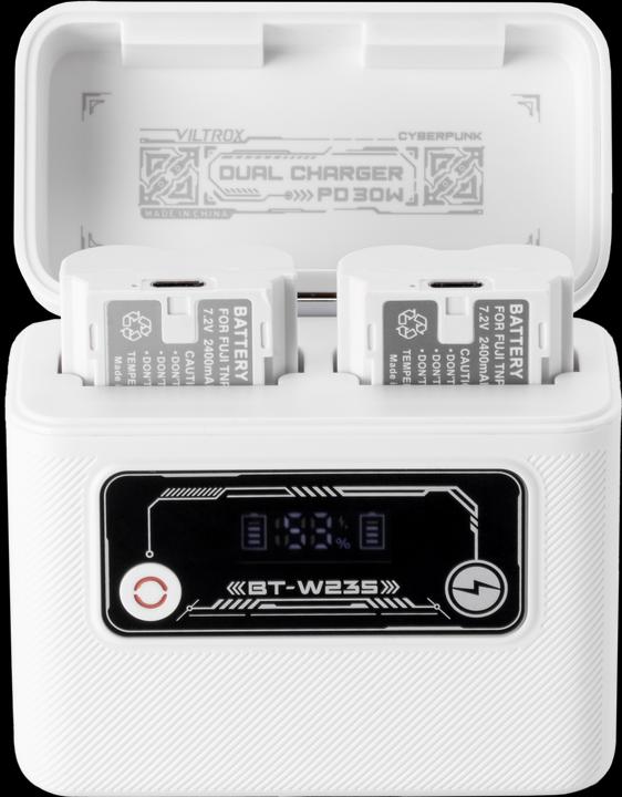 Actual product image Viltrox Camera Battery Charging Case Power Bank for Fuji NP W235 (Camera battery charger)