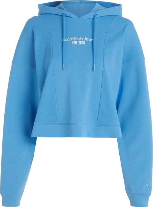Immagine prodotto Calvin Klein Jeans Felpa con cappuccio con inserto a costine - 89179 (M)