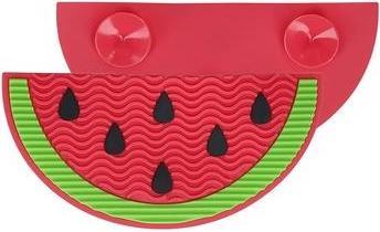 Image du produit Tools for Beauty T4B MIMO Nettoyeur de brosse à maquillage - Design en silicone en forme de pastèque pour un