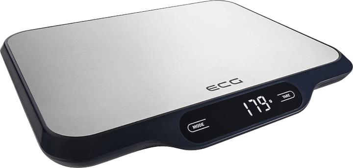 Produktbild ECG KV 215 S Küchenwaage, Edelstahl Arbeitsplatte Rechteck Elektronische Küchenwaage