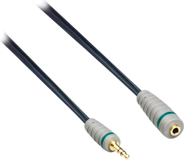 Produktbild Bandridge BLUE 3.5mm Stereo-Verlängerungskabel (5 m, 3.5mm Klinke (AUX))