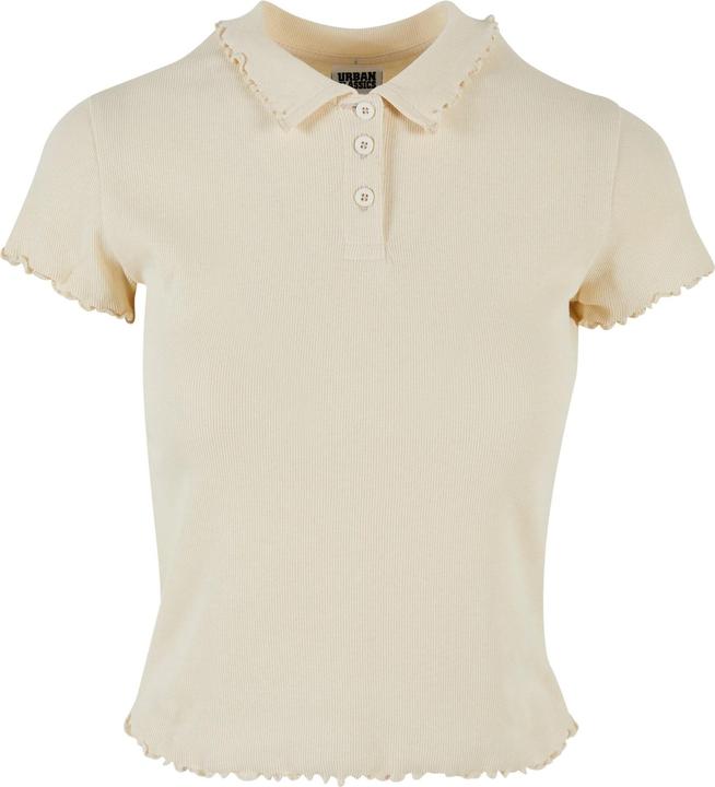 Actual product image Urban Classics Ladies Rib Polo Tee (S)