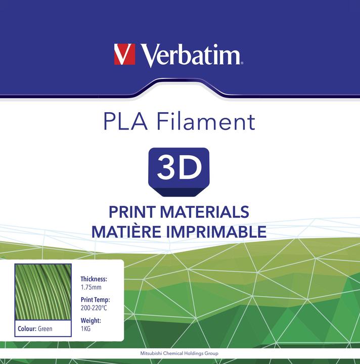 Immagine prodotto Verbatim Filamento (PLA, 1.75 mm, 1000 g, Verde)