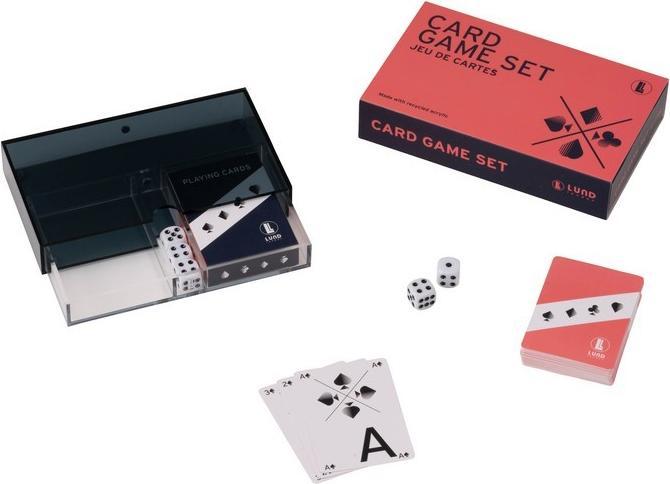 Actual product image Lund London Acrylic game, card set
