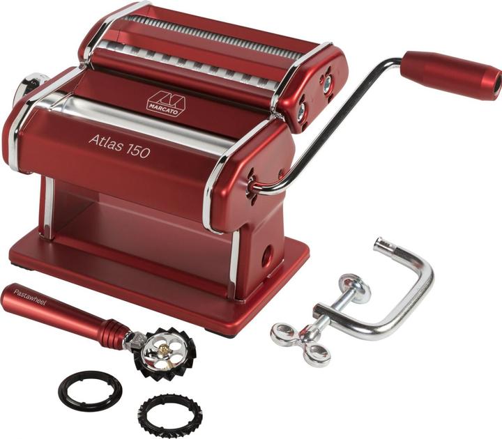 Produktbild Marcato ATLAS 150 ROSSA + PASTA- WHEEL ROSSO