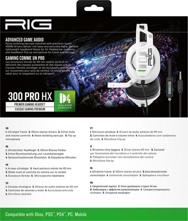 Productafbeelding Nacon Gaming RIG 300 PRO HX (Bedraad)