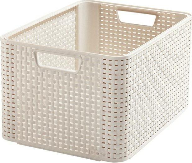 Produktbild Curver STORAGE BOX STYLE L WHITE 205851 (30 l)