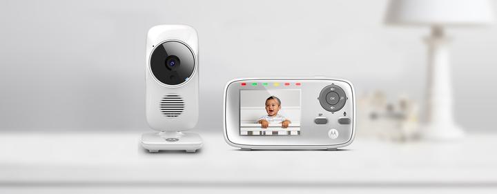 Produktbild Motorola Mbp 483 (Babyphone mit Kamera, 300 m)