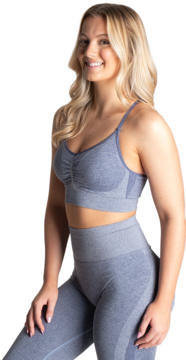 Produktbild Better Bodies Curve Scrunch Bra - Blue Melange (L)